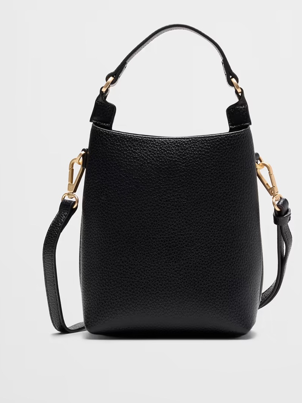 NWT Banana Republic VEGAN LEATHER MICRO MINI BUCKET CROSSBODY BAG